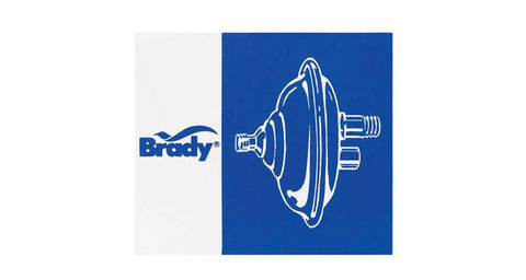 Illustration of No-Frills Non-Repairable Air Volume Control for 120 Gal Tanks with Built-In Check Valve, Brady branding