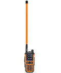 Orange SMA-Female Tactical Ham Radio Antenna 18.8 Inch Foldable For 144 To 430 MHz VHF UHF High Gain 2.15 Dbi 10W Max