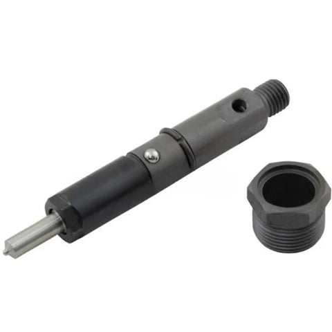 Beefy Fuel Injector For Heavy Duty Diesel Engines With Precise Fuel Metering Built Tough For Construction Equipment Compatible With 4BT3.9 4BT5.9 6BT5.9 1085C 1088 1896 580K Part 3904197 Rugged Vibration Resistant Design, black metal injector with threaded fitting