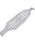 Losi Micro B 1/24 2WD RC Car Chassis Frame Upgrade Kit Stainless Steel Guard Plate for Buggy metal part on white background