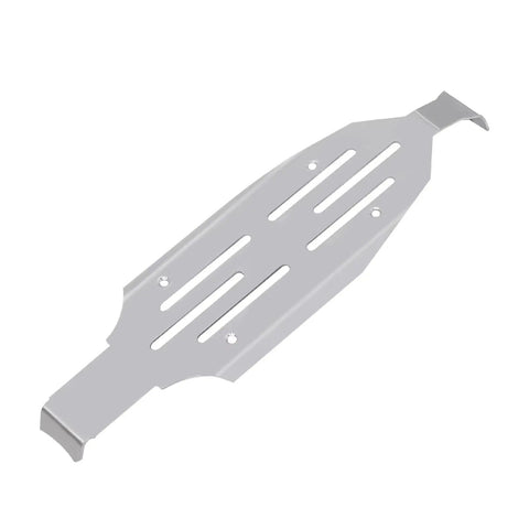 Losi Micro B 1/24 2WD RC Car Chassis Frame Upgrade Kit Stainless Steel Guard Plate for Buggy metal part on white background