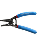 Built Tough Heavy Duty Wire Cutter And Stripper For 20 To 30 AWG Solid And 22 To 32 AWG Stranded Wire, blue handles, serrated nose.