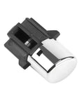 Super Smooth Auto Shift Knob Repair Kit Fits 2003 To 2007 Models With Durable ABS And Metal Parts For Snappy Gear Changing Vibes And Rock Solid Transmission Control That Feels Like A Brand New Shifter Handle Button Setup, chrome and black repair part