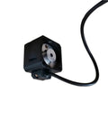 WUDOLI 24V DC stepper motor brake with 8mm shaft, black housing, Nema 23 57x57mm frame.