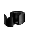 Adjustable Aluminum Portafilter Tamping Base With Durable 51 53 58mm Stand For Quick Shot Prep Solid Home Barista Gear in black color.