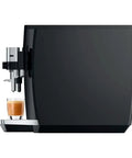 Top Shelf Heavy Duty Fully Automatic Coffee Maker With Real Bean To Cup Fresh Grind And Sleek Interface For Smooth Effortless Home Barista Brewing Action with espresso.