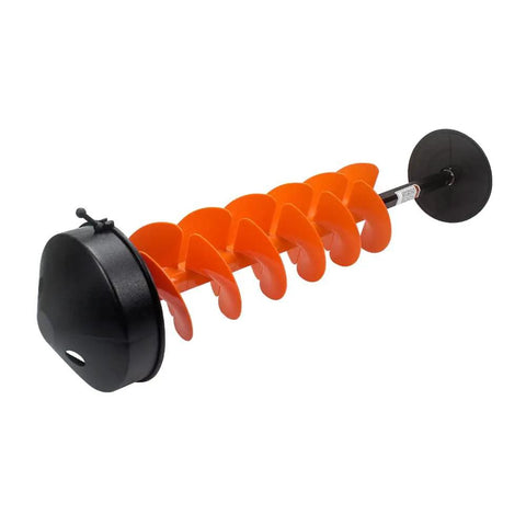 Cordless Beast Ice Drill Auger 6 Inch Kit With Centering Point Blade Drill Adapter And Top Plate For Ice Fishing 39 Inch Nylon Shaft