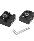 2 Pack Z Axis Lead Screw Top Mount 8mm Diameter For 3D Printer Ender 3 CR10 Z Rod Bearing Holder with M4 Nuts Screws