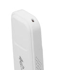 Hella Portable 4G LTE Wireless Router With Solid Battery Life And Zero Lag Signal, compact white design for easy travel.