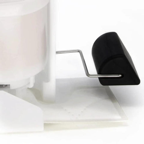 Close-up of electric fuel pump module with sending unit replacement for Camry 2007 to 2011, showcasing the connector and filter.