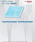 HEPA Cabin Air Filter for Dodge Durango and Jeep Grand Cherokee WK with 99.97% filtration, product image showing filter design and specs.