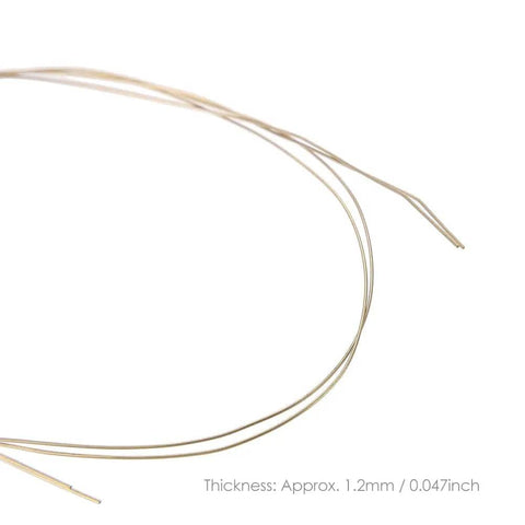 Close-up of 1.2mm thickness Soldering Wire Pro Grade Low Melting Point For Jewelry Making And Copper Welding on white background.