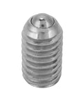 Tough As Nails M6 Spring Ball Plunger Screws 20 Pack Stainless Steel Hex Thread Locking Pins showing detailed stainless steel ball plunger.
