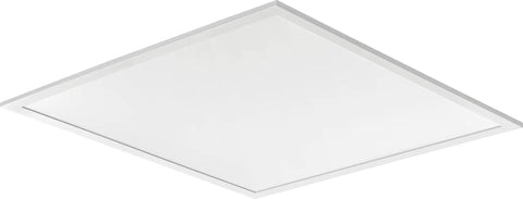 4 Pack 2X4 Ft LED Flat Panel Ceiling Light With 9 Configurations, Adjustable Lumens 2500/3200/4000 and Switchable CCT, front view