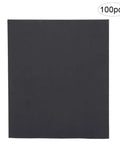 Durable 100 Pc Waterproof Sanding Paper For Woodworking Auto Finishing Aluminum Oxide Sheets Grit Variety showing one sheet.
