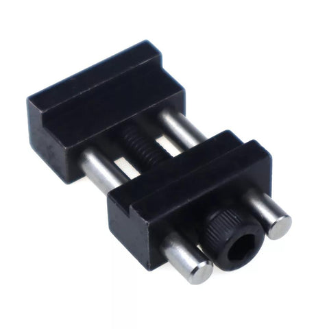 Milling Vise Jaw Stop Set Of Two For CNC Machines And Milling Tools Pro Grade Precision Work Stop Black with clamping mechanism