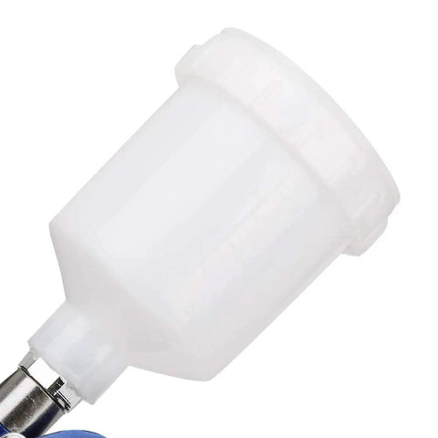 Top Tier Hvlp Gravity Feed Spray Gun Precision Zero Point Eight Millimeter Tip Tough Aluminum Body For Easy Paint Coverage transparent gravity cup.