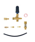 Power Washer Unloader Valve Fully Plumbed Kit For Pulsar 4 RV Designed To Run At 4050 PSI And 10.5 GPM, Brass Components