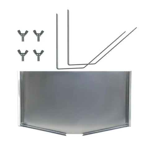 Stainless Steel Honeycomb Frame Display Stand For Langstroth Frames Beekeeping Uncapping Holder components shown