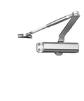Adjustable Speed Door Closer With Quiet Soft Closing For 25 To 85 Kg Doors Aluminum Alloy Rustproof Silver Finish