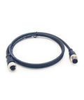 Rugged M12 5 Pin Male To Female Connector Cable A Code Straight Profibus Fieldbus Module Cable 1 Meter IP67 Waterproof Sensor Cable