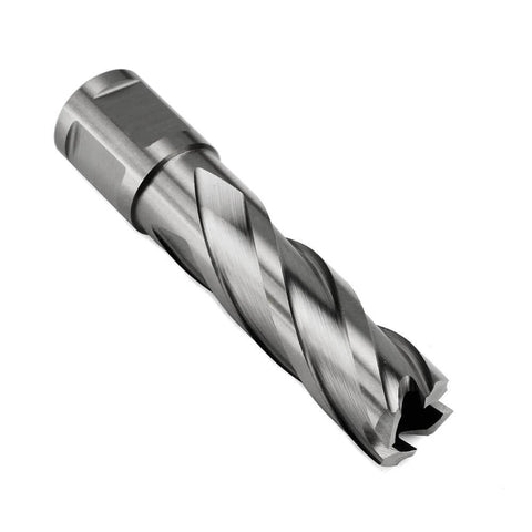 Oscarbide annular cutter with Weldon shank, 11/16 in diameter, 2 in cutting depth for magnetic drill press