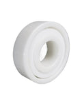 Premium Full Ceramic ZrO2 Zirconia Ball Bearings In Standard 6008 Size At Forty By Sixty Eight By Fifteen Millimeters shown side view.