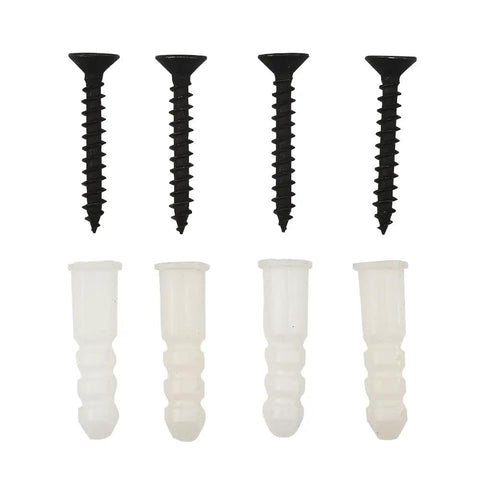 Set of screws and wall anchors for Heavy Duty Power Tool Organizer Rack With Two Levels And Four Cordless Drill Holders installation
