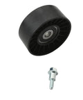 Top Swap Drive Belt Idler Pulley For GP1 250 E2 Watercraft 2006 Replaces 833989 AP8580199, heavy-duty black rubber wheel with bolt.