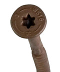 Close-up of Heavy Duty Framing Screws Three Inch Long With Six Lobe Drive For Smooth Sailing On Any Wood Project.