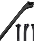 Ultralight Carbon Bike Seat Post 25mm Offset 400mm 30.8Mm Diameter UD Matte 3K Finish Road And MTB Saddle Post Adjustable 210G Weight