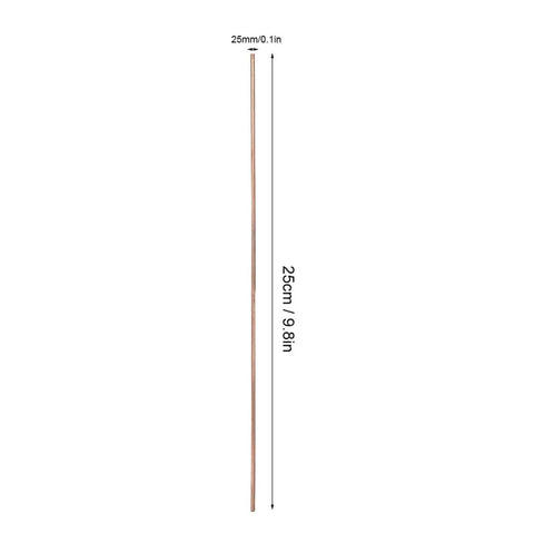 Top Picks For HVAC Pros 20 Pcs Phosphor Copper Welding Rods 2.5mm Diameter shown at 25cm length for AC units and refrigerators.