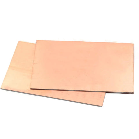 Single Sided Copper Clad Laminate PCB Board 130mmx75mmx1.5mm Bakelite For DIY Prototyping shown flat on white background