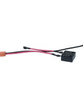 24V Ride On Toy Wiring Harness With 35A Replaceable Fuse, plug and play battery charger connector, black adapter with red wires