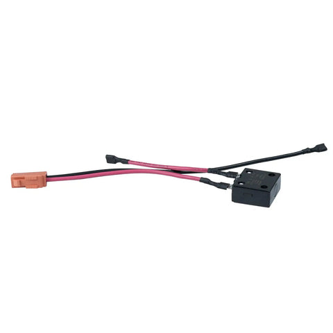 24V Ride On Toy Wiring Harness With 35A Replaceable Fuse, plug and play battery charger connector, black adapter with red wires