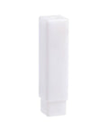 uxcell HSS-AL cobalt counterbore end mill cap screws, white, side view, 4x7.4mm