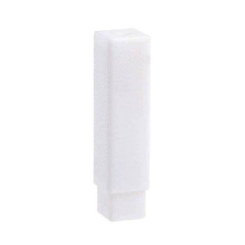 uxcell HSS-AL cobalt counterbore end mill cap screws, white, side view, 4x7.4mm