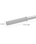 Smooth As Butter Soft Close Dampers For Trash Cans And Cabinet Doors 6 Pack Hydraulic Buffer Bumpers, 7.7cm grey ABS and stainless steel part.