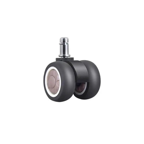 Five Pack Twin Roller Caster Wheels Built For Smooth Cruising On Your Home Office Rig Featuring Dead Silent TPR Rubber Glide 11 Mm Stem