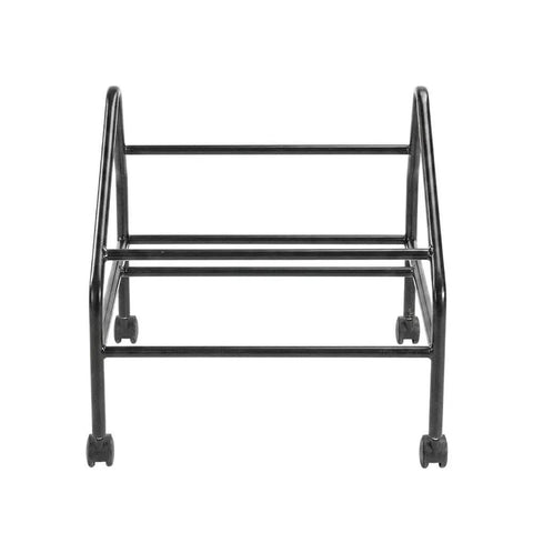 Heavy Duty Office Chair Dolly That Rolls Smooth Rolling Transport Cart For Moving And Repositioning Desk Chairs, Fits Model B1400, 19 Inch Height, black metal frame with casters