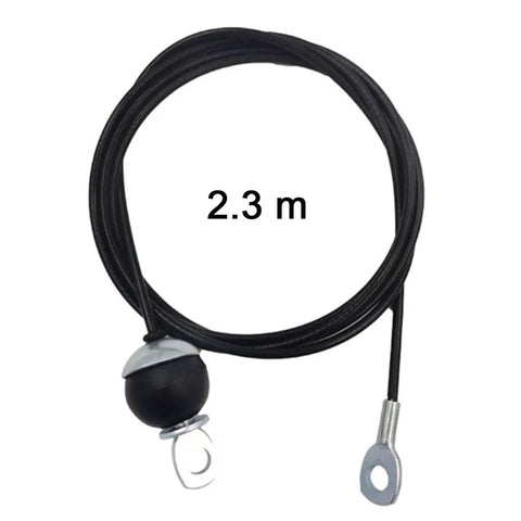 Silent Cable Pulley System Dope Home Gym Attachments Heavy Duty Steel Lift Setup 2.3m length for arm workouts portable design