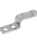 Premium Heavy Duty Marine Grade 316 Stainless Steel Upholstery Clips Rust Proof Boat Vinyl Fasteners side view of clip