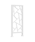 Premium Wrought Iron Railing Kit For Indoor Outdoor Balcony Deck Staircase Guardrail Set With Hella Durable White Paint Finish decorative panel design