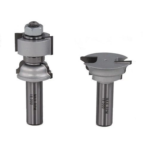 Half Inch Shank Window Sash Jr Set Carbide Tip Heavy Duty Router Bits For Handheld Or Table Mounted Wood Router For Pros and Diyers Precision CNC Ground Bits For Fine Joinery
