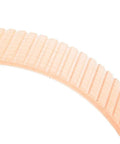 High Performance 3-Piece V-Belt Replacement Kit Perfect For Your 2012NB Planer Fits 6PJ348 And 6PJ246 Models With Smooth Quiet Operation For Serious Woodworking Projects orange ribbed V-belt close-up