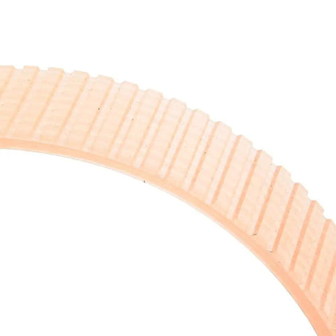 High Performance 3-Piece V-Belt Replacement Kit Perfect For Your 2012NB Planer Fits 6PJ348 And 6PJ246 Models With Smooth Quiet Operation For Serious Woodworking Projects orange ribbed V-belt close-up