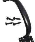 Fifteen Pack Premium Black Door Pull Handles Five And Three Quarter Inch Utility Pulls For Doors Barn Door Hardware With Screws Included
