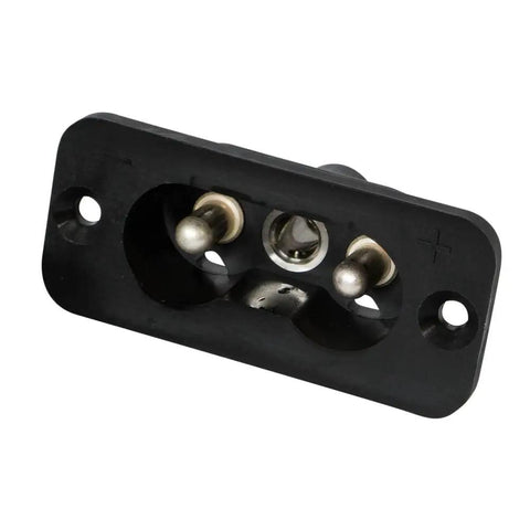 Heavy Duty DC Power Connector For Trolling Motors And Marine Gear Rock Solid Onboard Wiring Harness Plug And Play Compatible With 12V 24V 36V And 48V System Built Like A Tank Black two pin socket