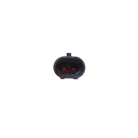 Heavy Duty Electric Coolant Water Pump Compatible With Ta50e R12 2302 Auto Parts connector view with two ports for electrical connections.