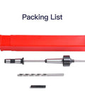 Pen Mandrel Bundle With Mandrel Saver 2MT for Woodturning Pens, Bending-Free System components displayed in packing list.
